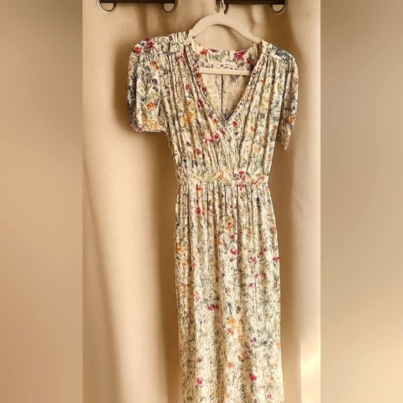 H&M Beautiful Floral Flutter Sleeve Sundress - Picture 1 of 2